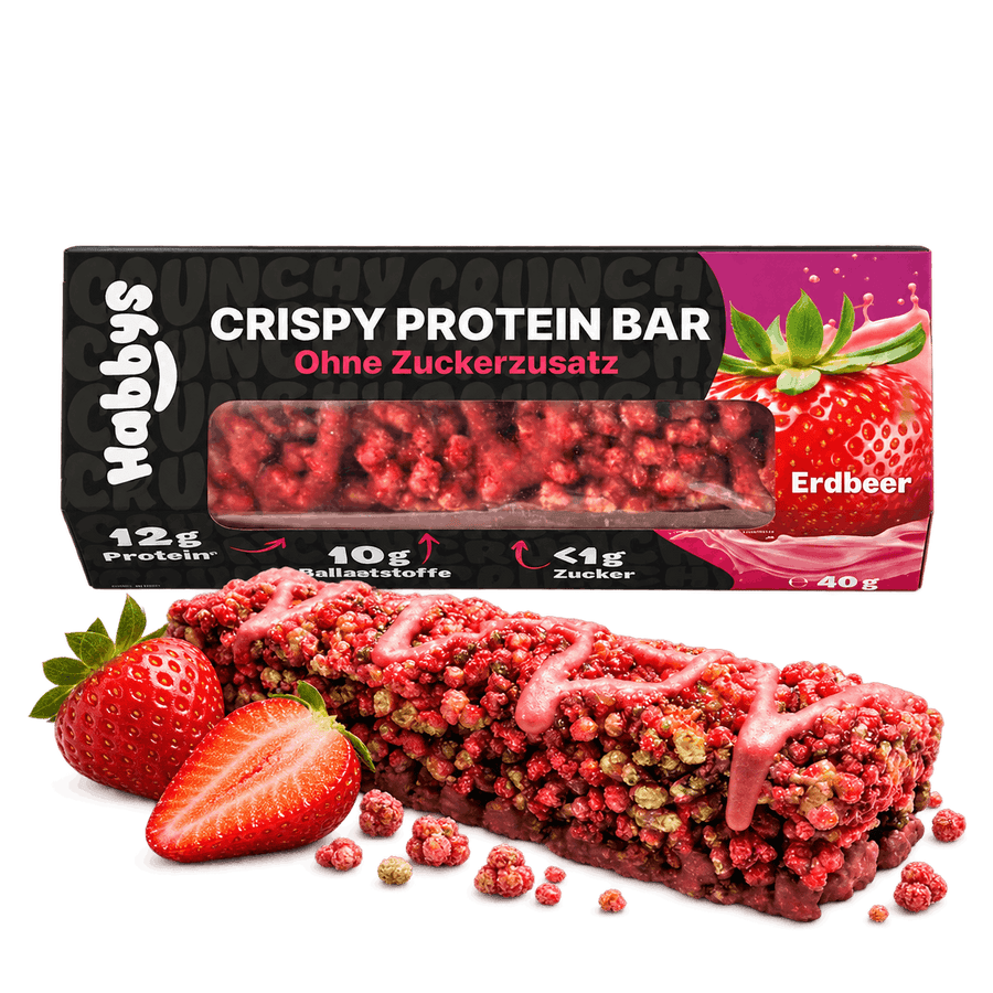 Habbys Crispy Protein Bar Erdbeere