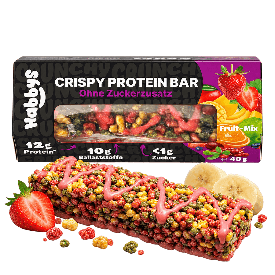 Habbys Crispy Protein Bar Frucht-Mix