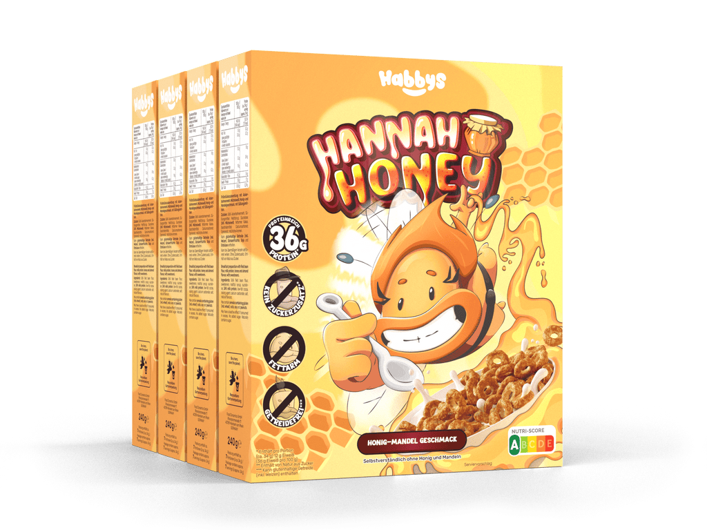 Hannah Honey die Cereals ohne Zuckerzusatz