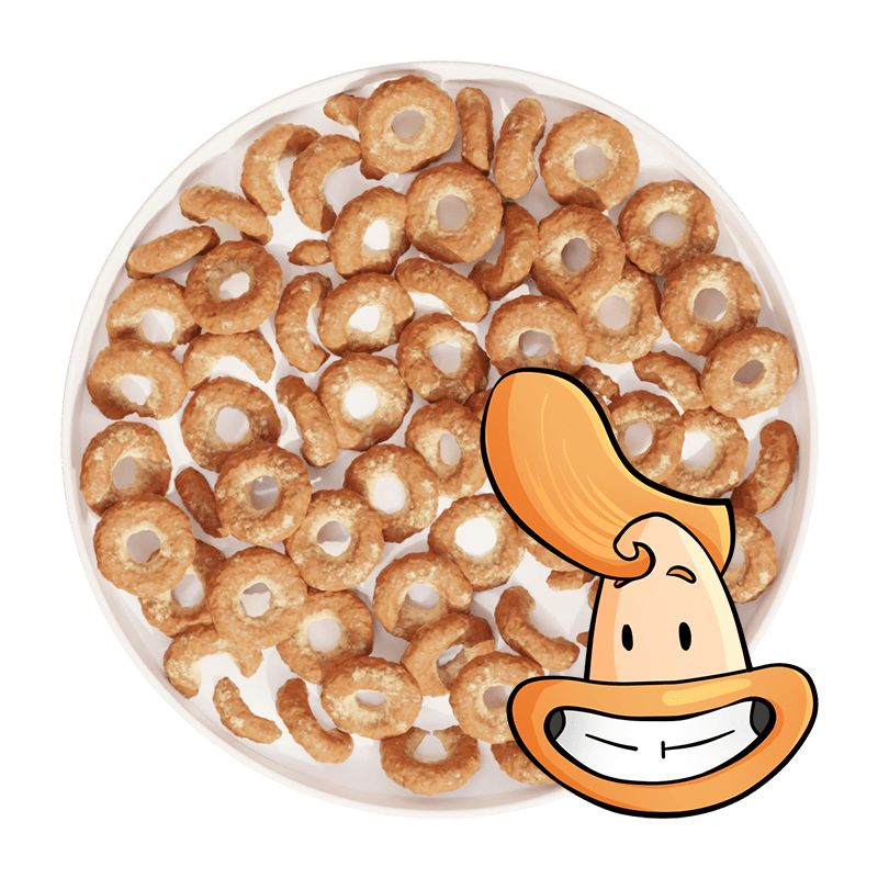 Captain Cookie Cereals in der Schüssel